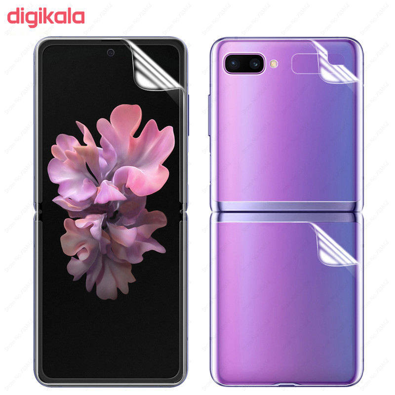 محافظ صفحه نمایش و پشت گوشی سامسونگ Galaxy Z filp بوف مدل Hg01 - Buff Hg01 Galaxy Z filp1 back and screen protector