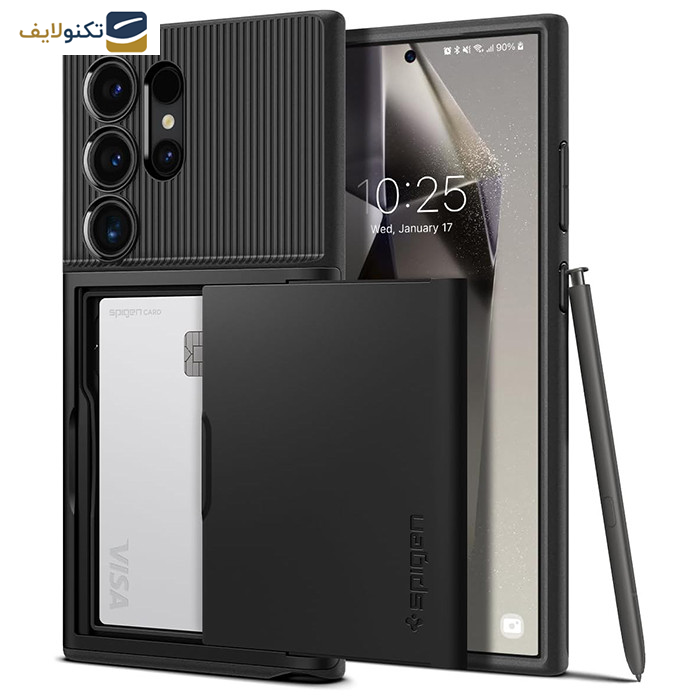 کاور گوشی سامسونگ Galaxy S24 Ultra اسپیگن مدل Slim Armor CS - 