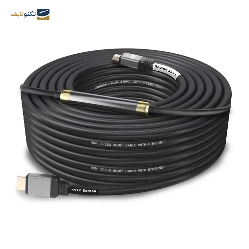 کابل HDMI دی لینک مدل HCB-4AABLBRR-50 طول 50 متر - D-Link HCB-4AABLBRR-50 HDMI 2.0 to HDMI 2.0 50m cable