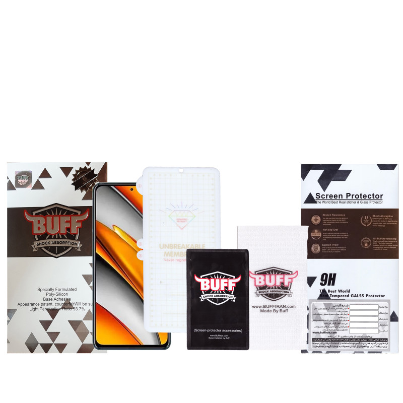 گلس گوشی شیائومی Redmi K40 / K40 Pro / K40 Pro Plus / Poco F3 / Mi11i / Mi11X / Mi 11 X Pro بوف مدل Hg01 - Buff Hg01 Redmi K40 / K40 Pro / K40 Pro Plus / Poco F3 / Mi11i / Mi11X / Mi 11 X pro screen protector