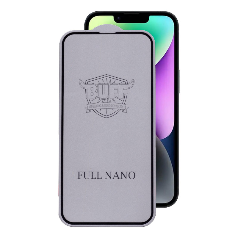 گلس گوشی اپل iPhone 14 بوف مدل Full Nano-G - Buff Full Nano-G Screen Protector For Iphone 14