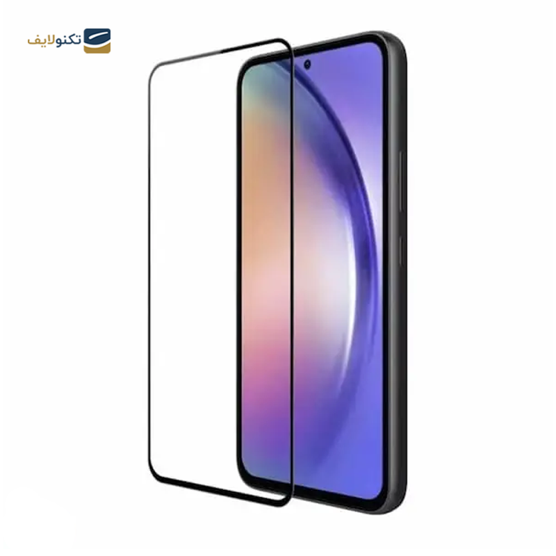 گلس گوشی سامسونگ Galaxy A34 اوجی مدل شیشه ای فول چسب 9H - 