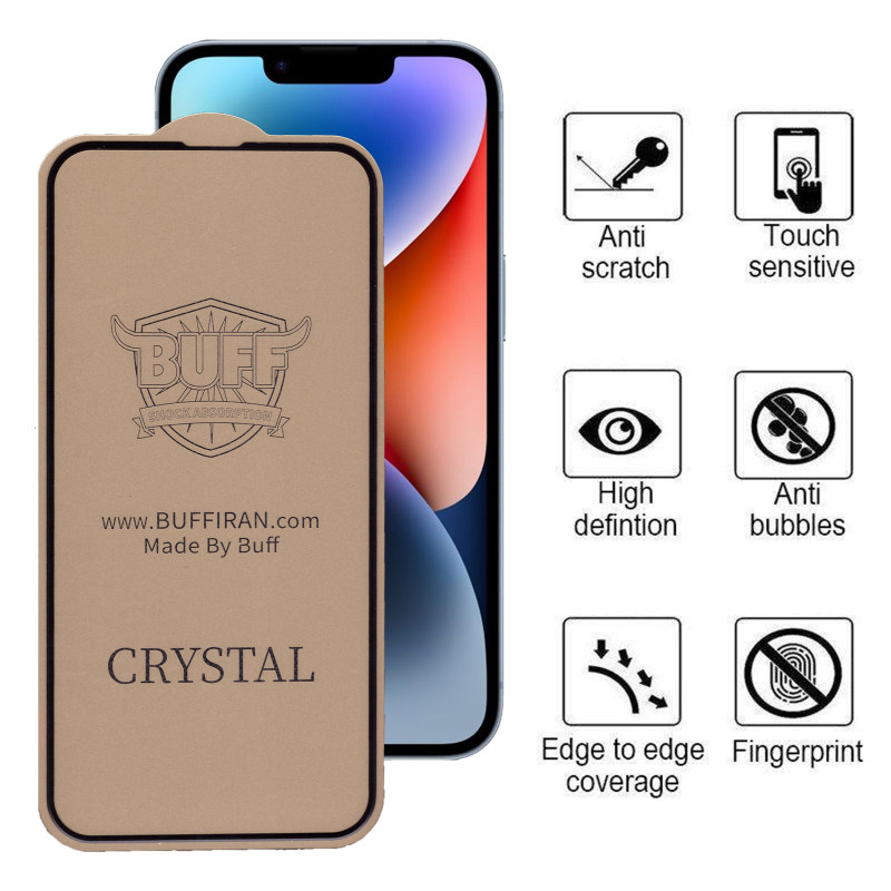 گلس گوشی اپل IPhone 14 Plus بوف مدل Crystal Pro - Buff Crystal Pro IPhone 14 Plus Screen Protector