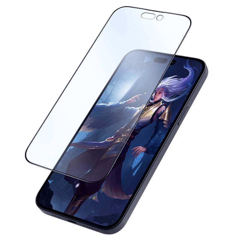 گلس گوشی اپل Iphone 14 Pro Max بوف مات مدل 5D Matte-Pro-G - Buff 5D Matte-Pro-G Iphone 14 Pro Max Matte screen protector