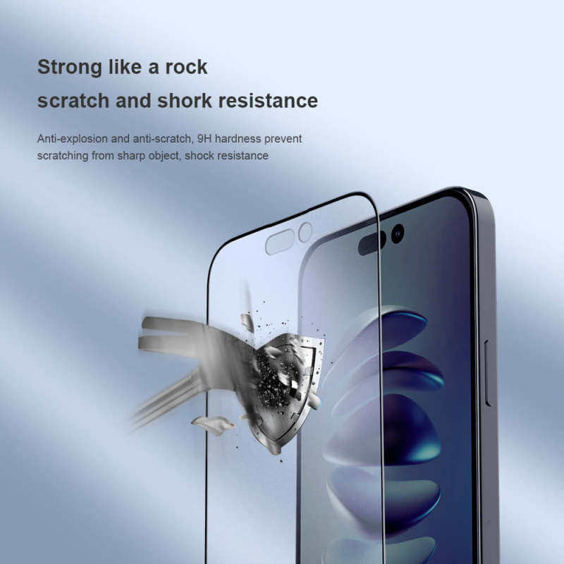 گلس گوشی اپل Iphone 14 Pro Max بوف مات مدل 5D Matte-Pro-G - Buff 5D Matte-Pro-G Iphone 14 Pro Max Matte screen protector