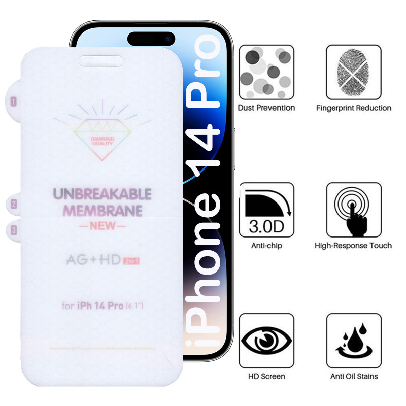 گلس گوشی اپل iPhone 14 Pro بوف مدل Hydrogel-Double-G - Buff Hydrogel-Double-G iPhone 14 Pro screen protector