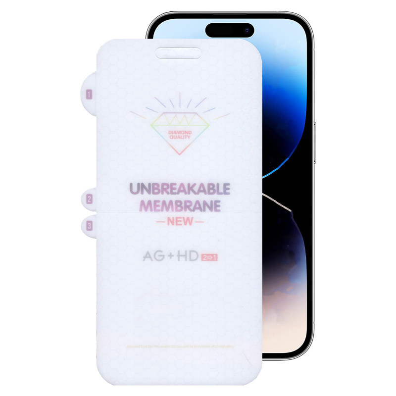 گلس گوشی اپل iPhone 14 Pro بوف مدل Hydrogel-Double-G - Buff Hydrogel-Double-G iPhone 14 Pro screen protector