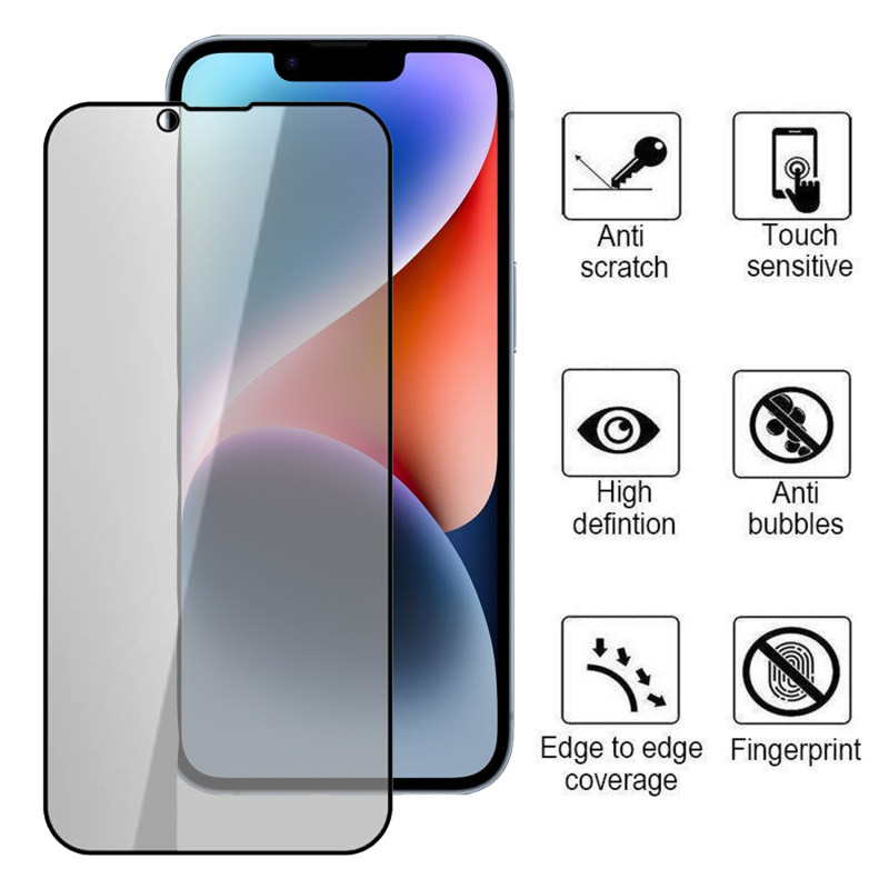 گلس گوشی اپل Iphone 14 Plus بوف حریم شخصی مدل Privacy-G - Buff Privacy-G Iphone 14 Plus privacy screen protector