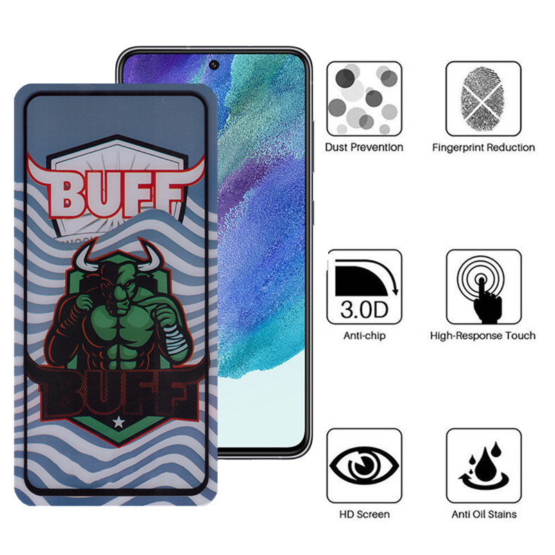 گلس گوشی سامسونگ Galaxy S21 FE 5G بوف 5D مدل Super Power-G - Buff Super Power-G Galaxy S21 FE 5G 5D screen Protector