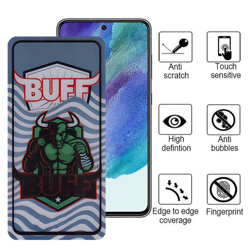 گلس گوشی سامسونگ Galaxy S21 FE 5G بوف 5D مدل Super Power-G - Buff Super Power-G Galaxy S21 FE 5G 5D screen Protector