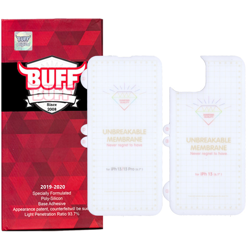 محافظ صفحه نمایش و پشت گوشی اپل Iphone 13 بوف مدل Hg01 - Buff Hg01 Iphone 13 back and Screen Protector