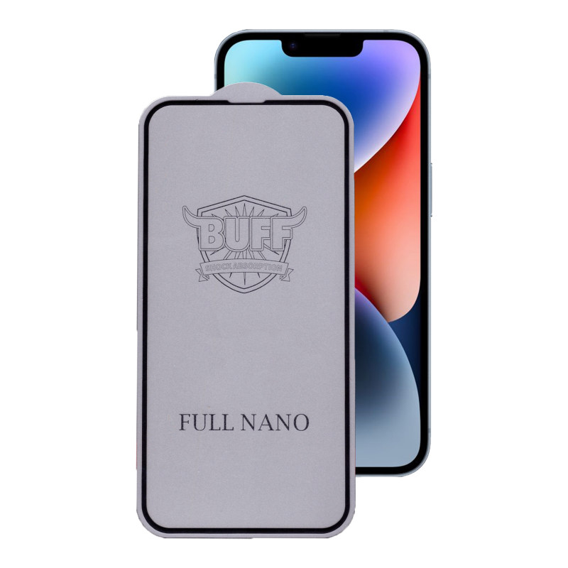 گلس گوشی اپل Iphone 14 Plus بوف مدل Full Nano-G - Buff Full Nano-G Iphone 14 Plus screen protector