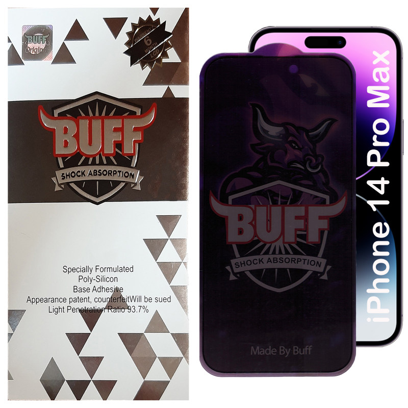 گلس گوشی اپل iPhone 14 Pro Max بوف حریم شخصی مدل Pro Plus-G - Buff Pro Plus-G iPhone 14 Pro Max privacy screen protector