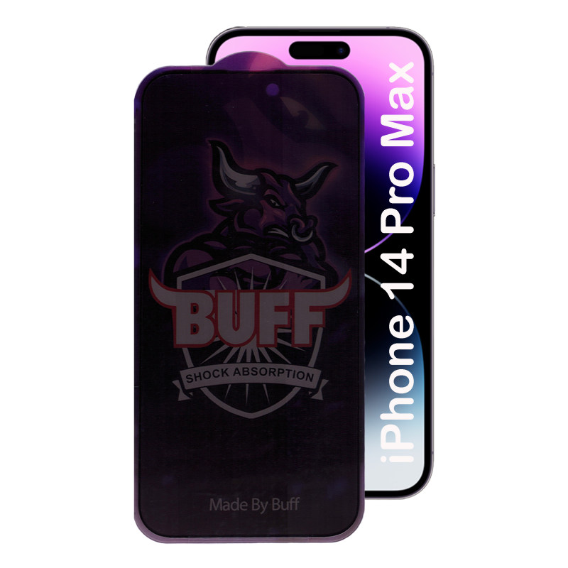 گلس گوشی اپل iPhone 14 Pro Max بوف حریم شخصی مدل Pro Plus-G - Buff Pro Plus-G iPhone 14 Pro Max privacy screen protector