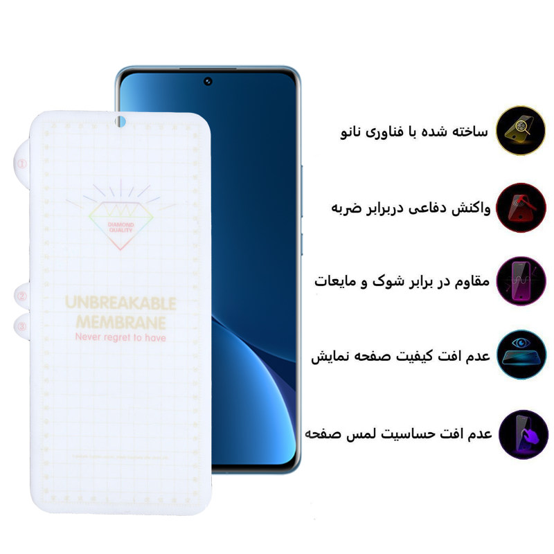 گلس گوشی شیائومی 12 Pro / Mi 12 Pro / Mi 12S Pro / Mi 12S Ultra بوف مدل Hydrogel-G - Buff Hydrogel-G 12 Pro / Mi 12 Pro / Mi 12S Pro / Mi 12S Ultra Screen Protector