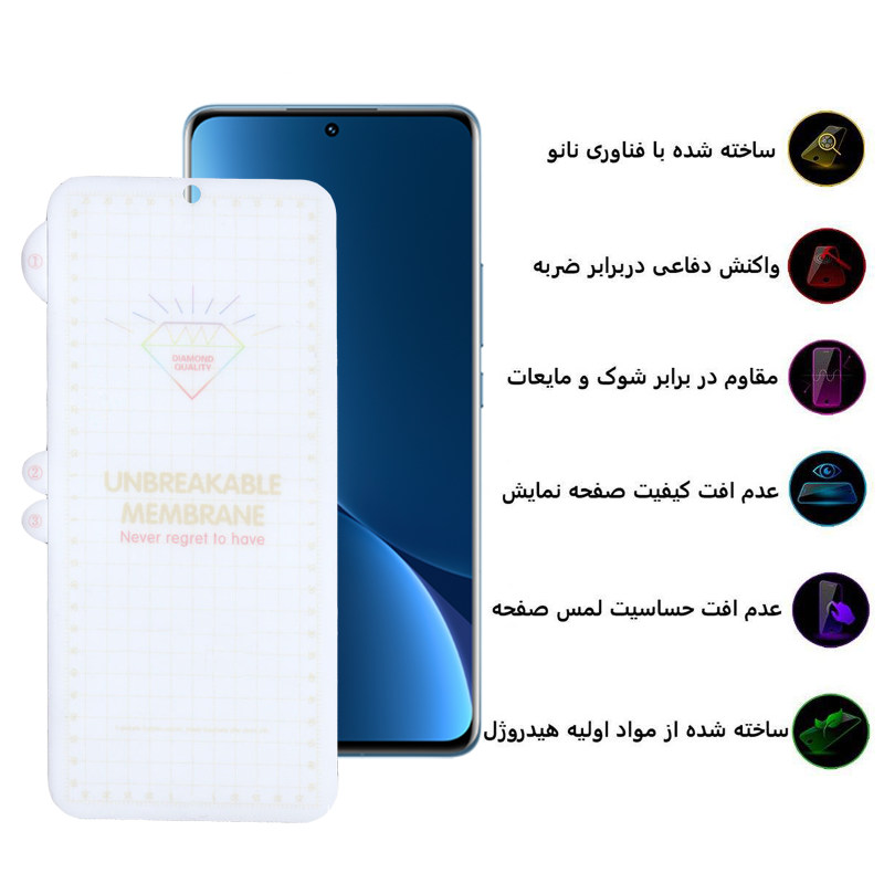 گلس گوشی شیائومی 12 Pro / Mi 12 Pro / Mi 12S Pro / Mi 12S Ultra بوف مدل Hydrogel-G - Buff Hydrogel-G 12 Pro / Mi 12 Pro / Mi 12S Pro / Mi 12S Ultra Screen Protector