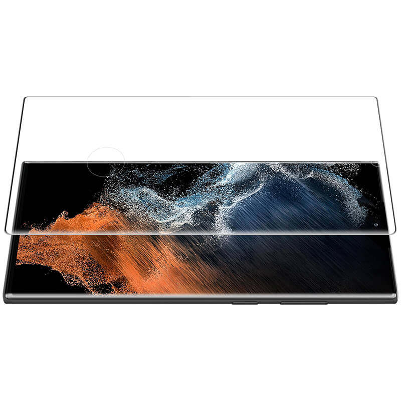 گلس گوشی سامسونگ Galaxy S22 Ultra نیلکین مدل 3D CP PLUS MAX - Nillkin 3D CP PLUS MAX Galaxy S22 Ultra screen protector