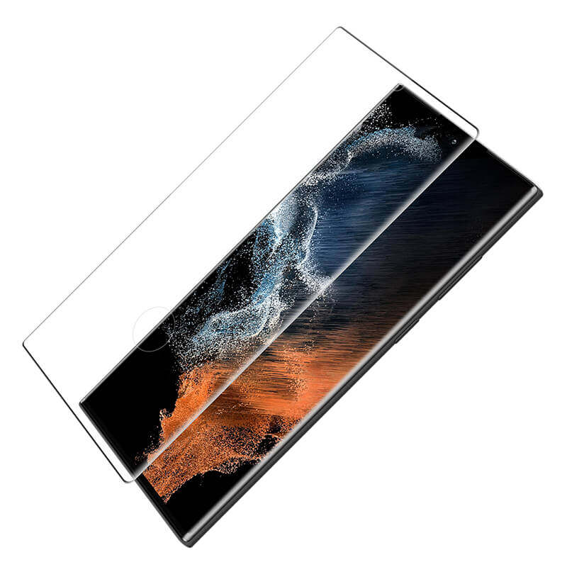 گلس گوشی سامسونگ Galaxy S22 Ultra نیلکین مدل 3D CP PLUS MAX - Nillkin 3D CP PLUS MAX Galaxy S22 Ultra screen protector