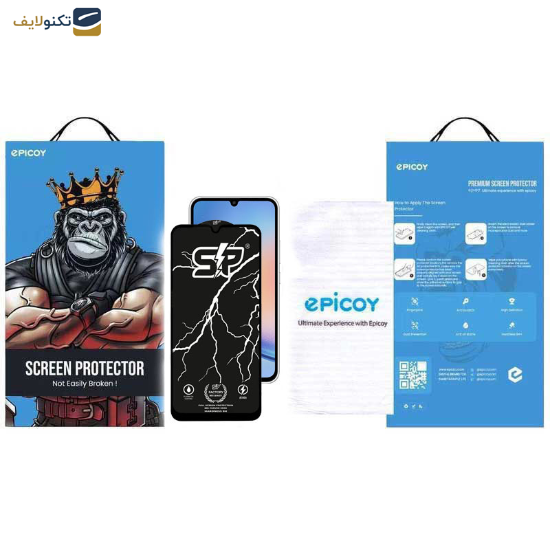 محافظ صفحه نمایش گوشی سامسونگ Galaxy A34 اپیکوی مدل SP Factory - Epicoy SP Factory Screen Protector For Samsung Galaxy A34