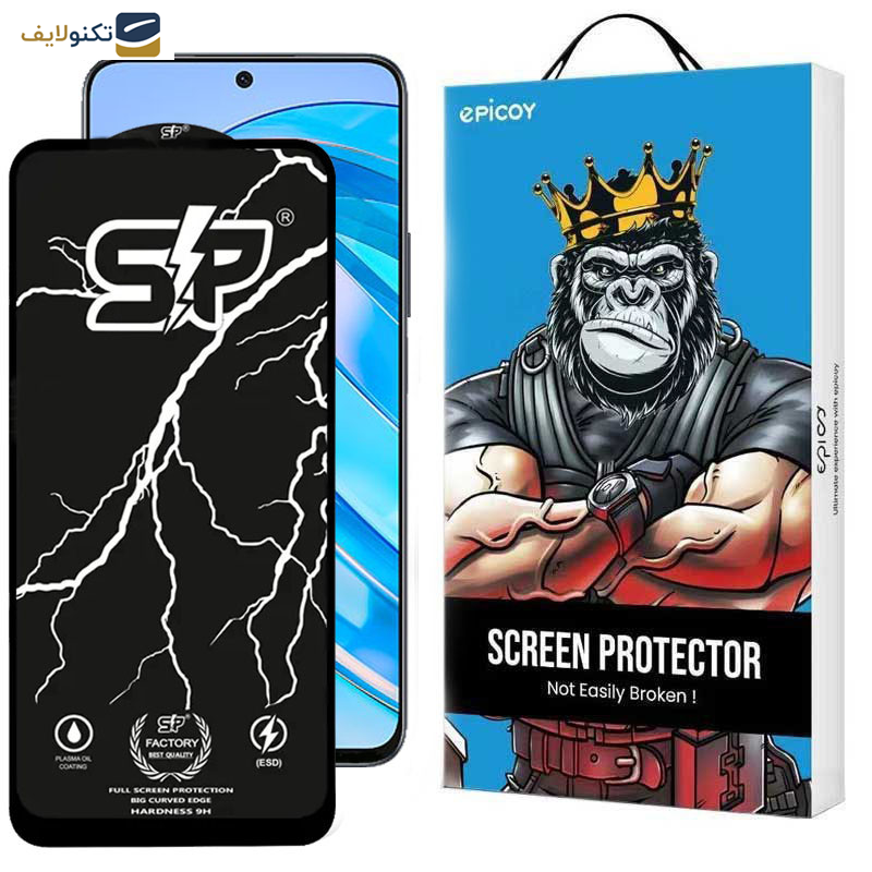 محافظ صفحه نمایش گوشی آنر X8a- X8b- X8 4G- 90 Lite- 90 GT- 10X Lite اپیکوی مدل SP Factory - Epicoy SP Factory Screen Protector For Honor X8a-X8b-X8 4G-90 Lite-90 GT-10X Lite
