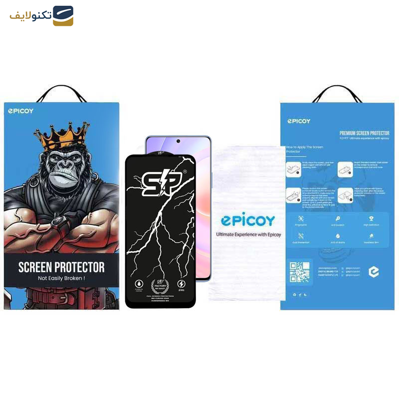 گلس گوشی هوآوی Nova 9 SE- Nova 9 SE 5G- Nova 10 SE- Nova 11 SE- Nova 12- Nova 12 Lite- Nova 12i- Nova 12 SE- 50 SE اپیکوی مدل SP Factory - Epicoy SP Factory Screen Protector For Honor 50 SE-Huawei nova 9 SE-nova 9 SE 5G-nova 10 SE-nova 11 SE-nova 12-nova 12 Lite-nova 12i-nova 12 SE