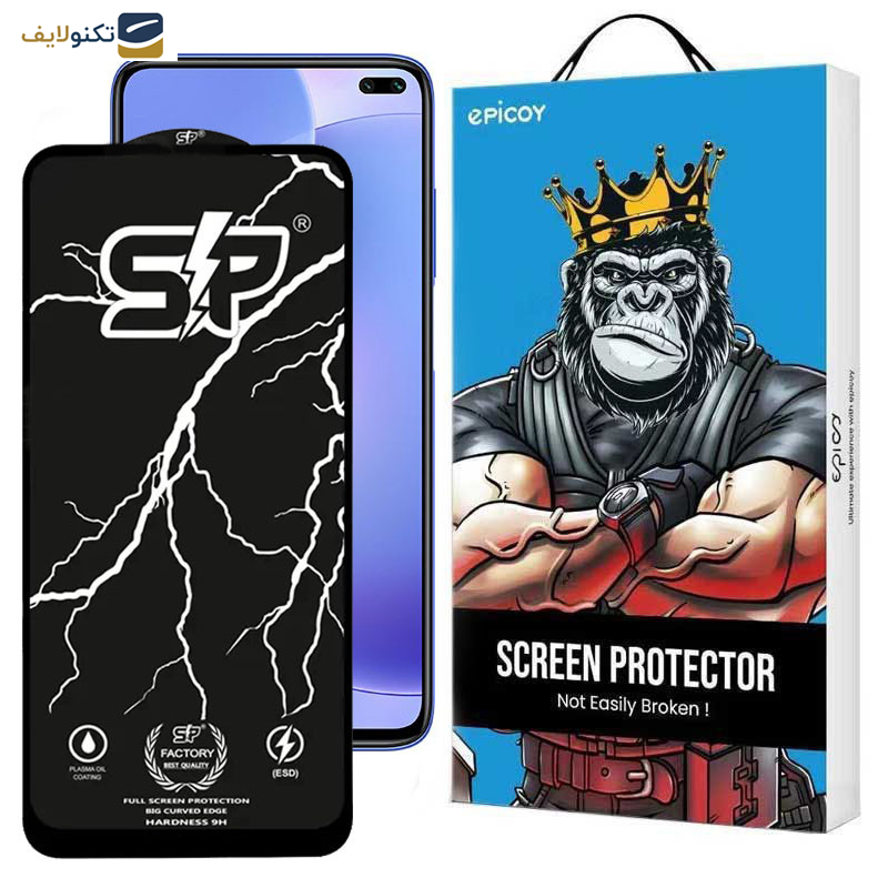 محافظ صفحه نمایش گوشی شیائومی Redmi K30-Poco F2 Pro-Poco X2-Mi 10T Pro 5G-Mi 10T 5G اپیکوی مدل SP Factory - Epicoy SP Factory Screen Protector For Xiaomi Redmi K30-Poco F2 Pro-Poco X2-Mi 10T Pro 5G-Mi 10T 5G