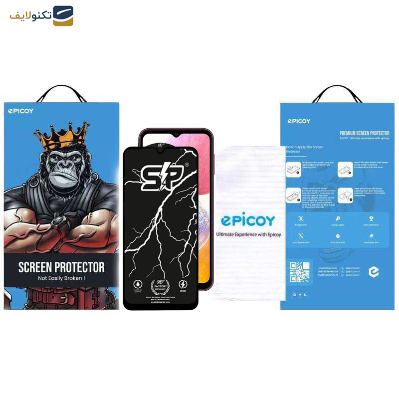 محافظ صفحه نمایش موبایل سامسونگ Galaxy A14 5G-4G - A13 5G-4G - A23 5G-4G اپیکوی مدل SP Factory - Epicoy SP Factory Screen Protector For Samsung Galaxy A14 5G-4G - A13 5G-4G - A23 5G-4G