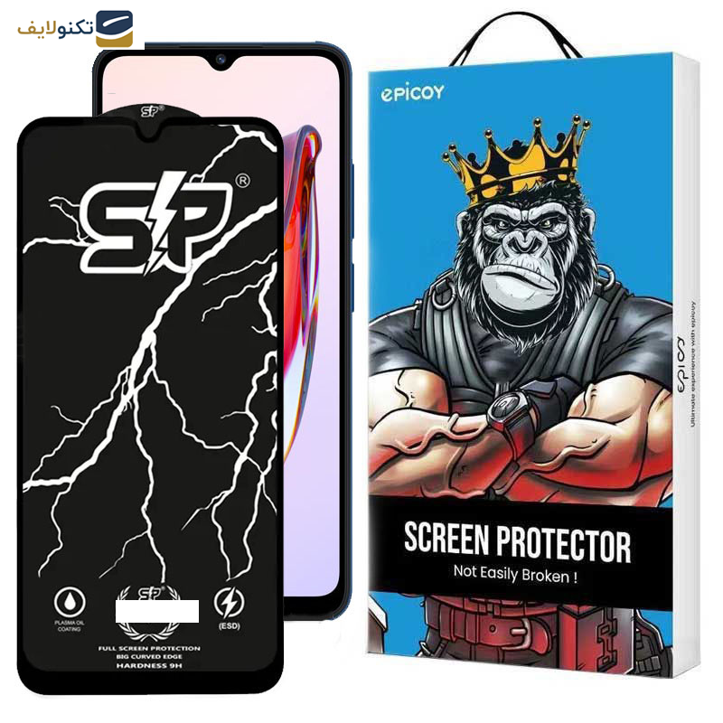 محافظ صفحه نمایش گوشی شیائومی Redmi 12C-10C اپیکوی مدل SP Factory - Epicoy SP Factory Screen Protector For Xiaomi Redmi 12C-Redmi 10C