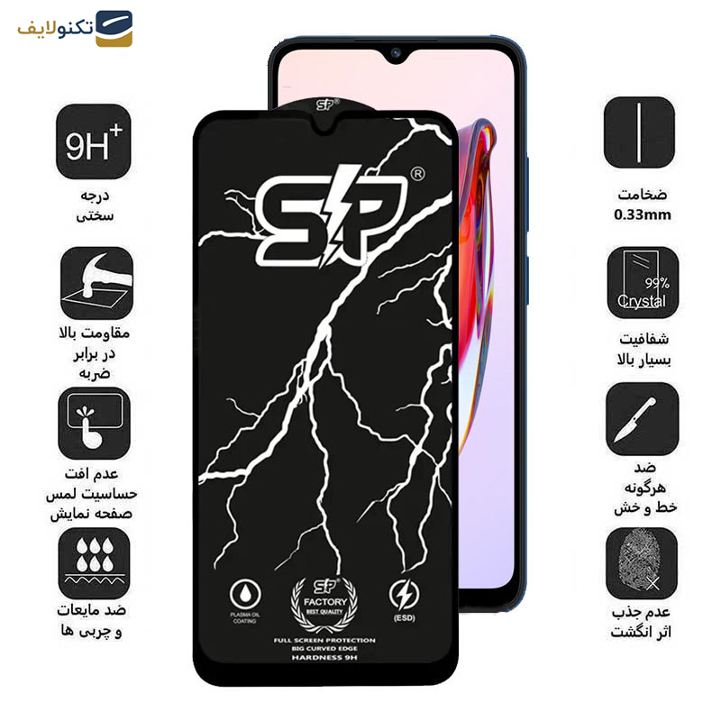 محافظ صفحه نمایش گوشی شیائومی Redmi 12C-10C اپیکوی مدل SP Factory - Epicoy SP Factory Screen Protector For Xiaomi Redmi 12C-Redmi 10C
