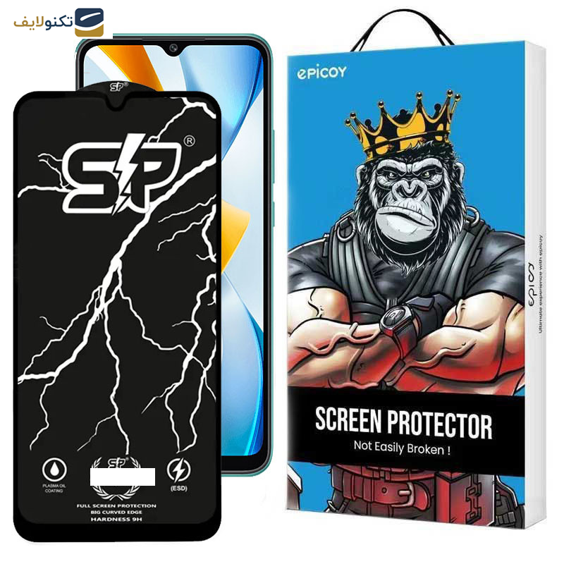 محافظ صفحه نمایش گوشی شیائومی Poco C40-Poco C55 اپیکوی مدل SP Factory - Epicoy SP Factory Screen Protector For Xiaomi Poco C40-Poco C55