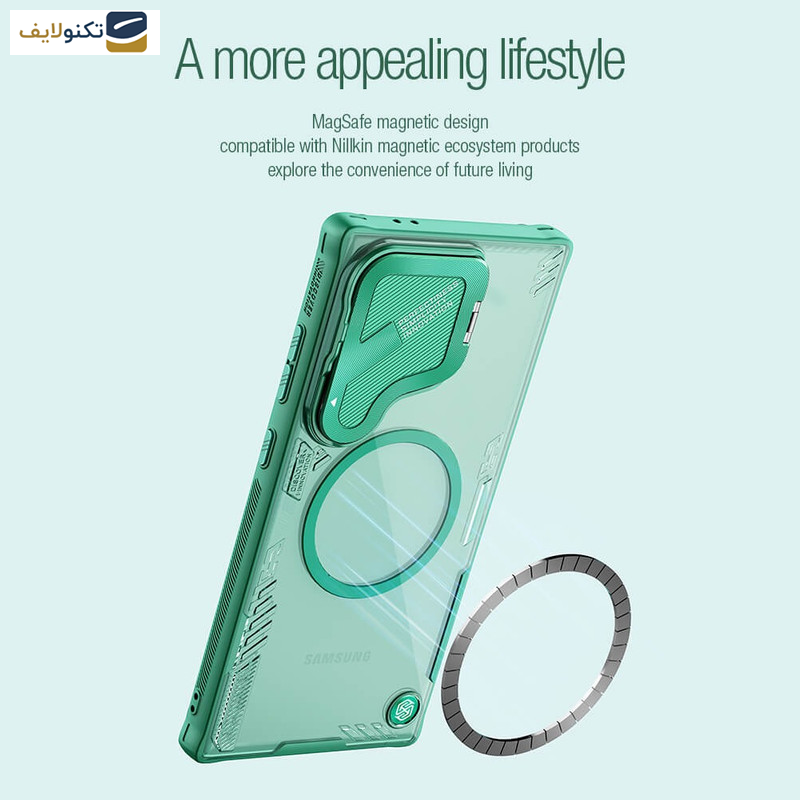 کاور گوشی سامسونگ Galaxy S24 Ultra نیلکین مدل Iceblade Prop Magnetic MagSafe - Nillkin Iceblade Prop Magnetic MagSafe cover for Samsung Galaxy S24 Ultra