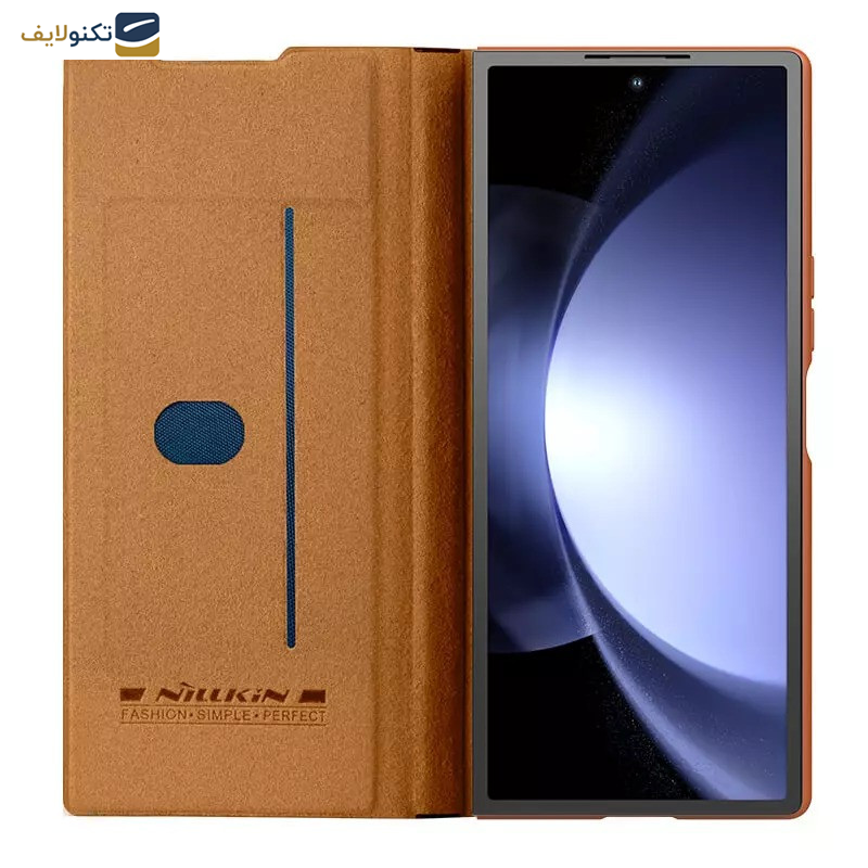 کیف کلاسوری گوشی موبایل سامسونگ Galaxy Z Fold 6 نیلکین مدل Qin Pro Leather - Nillkin Qin Pro Leather case for Samsung Galaxy Z Fold 6
