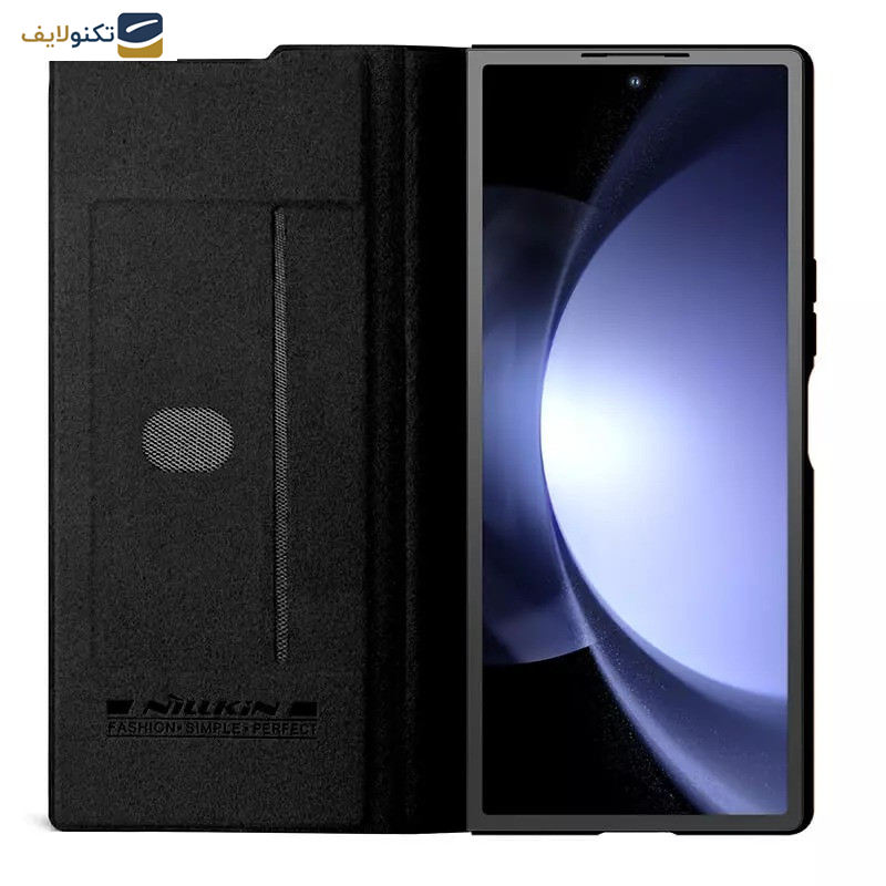 کیف کلاسوری گوشی موبایل سامسونگ Galaxy Z Fold 6 نیلکین مدل Qin Pro Leather - Nillkin Qin Pro Leather case for Samsung Galaxy Z Fold 6