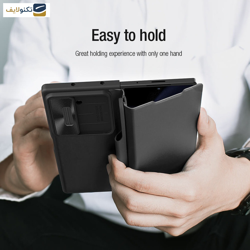کیف کلاسوری گوشی موبایل سامسونگ Galaxy Z Fold 6 نیلکین مدل Qin Pro Leather - Nillkin Qin Pro Leather case for Samsung Galaxy Z Fold 6