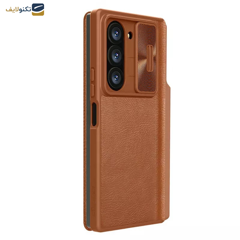 کیف کلاسوری گوشی موبایل سامسونگ Galaxy Z Fold 6 نیلکین مدل Qin Pro Leather - Nillkin Qin Pro Leather case for Samsung Galaxy Z Fold 6