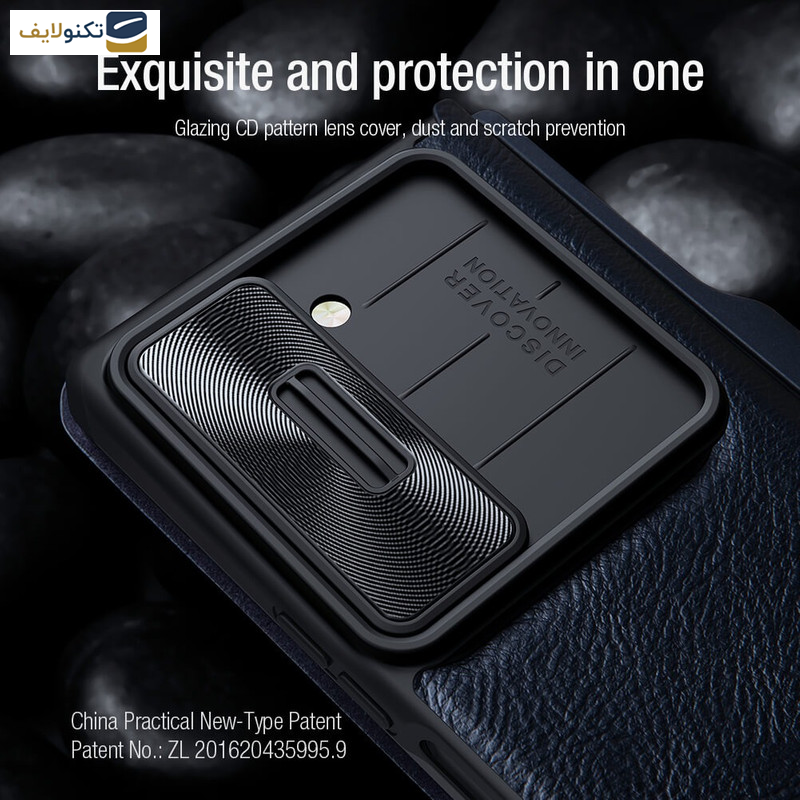 کیف کلاسوری گوشی موبایل سامسونگ Galaxy Z Fold 6 نیلکین مدل Qin Pro Leather - Nillkin Qin Pro Leather case for Samsung Galaxy Z Fold 6