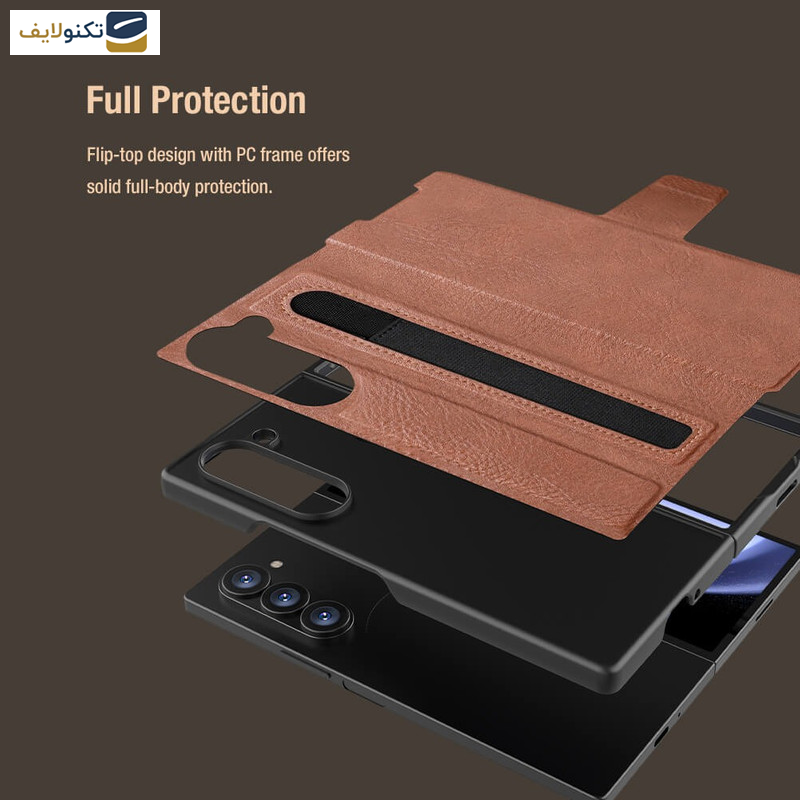 کاور گوشی سامسونگ Galaxy Z Fold 6 نیلکین مدل Aoge - Nillkin Aoge Leather Cover case for Samsung Galaxy Z Fold 6