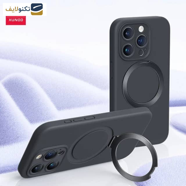 کاور گوشی اپل iPhone 15 Pro Max اپیکوی مدل Xundd Liquid silicone Magnetic Holder - Epicoy Xundd Liquid silicone Magnetic Holder Series Cover For Apple iPhone 15 Pro Max