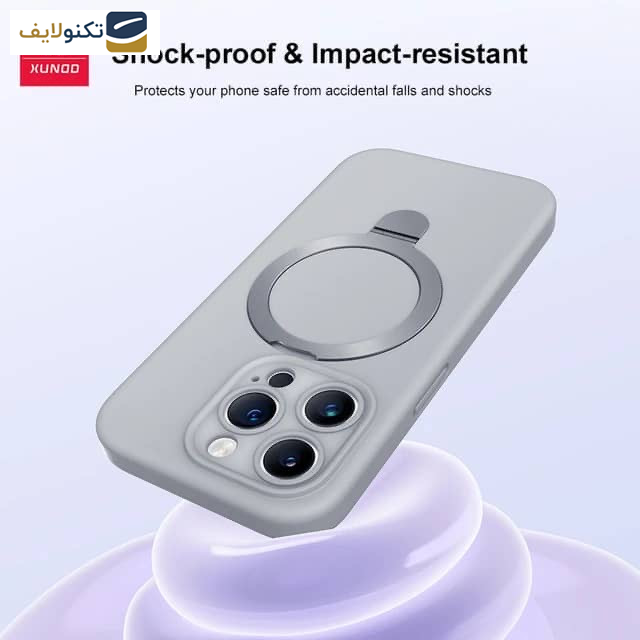 کاور گوشی اپل iPhone 15 Pro Max اپیکوی مدل Xundd Liquid silicone Magnetic Holder - Epicoy Xundd Liquid silicone Magnetic Holder Series Cover For Apple iPhone 15 Pro Max