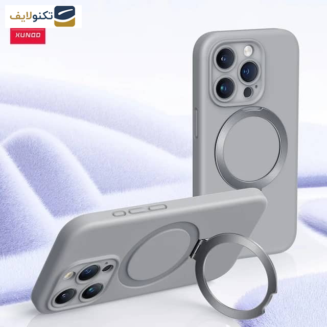 کاور گوشی اپل iPhone 15 Pro Max اپیکوی مدل Xundd Liquid silicone Magnetic Holder - Epicoy Xundd Liquid silicone Magnetic Holder Series Cover For Apple iPhone 15 Pro Max