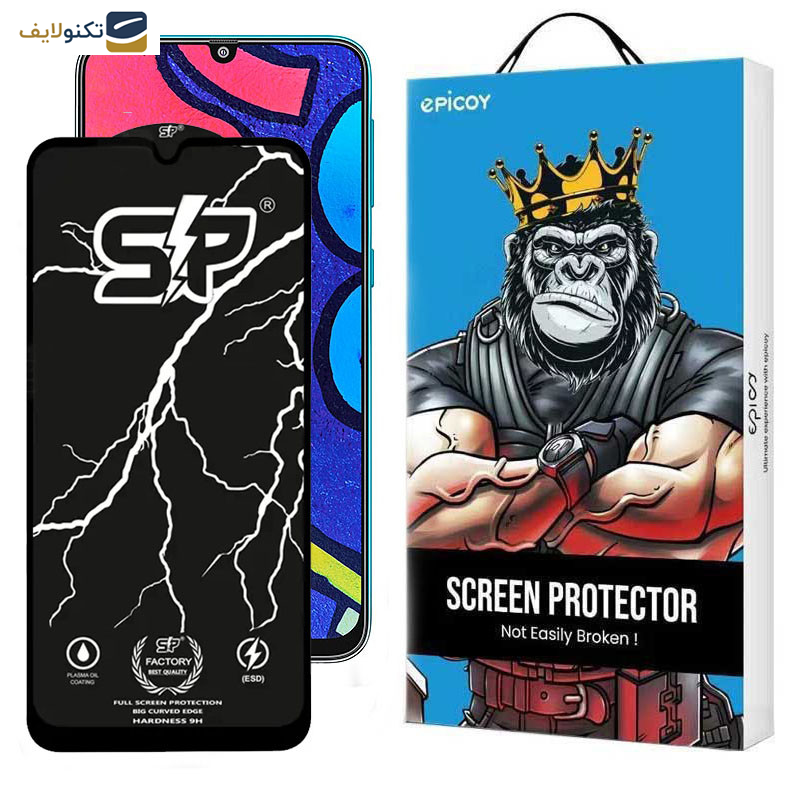 گلس گوشی سامسونگ Galaxy F41 4G-F22-M21 2021 4G-M31 4G اپیکوی مدل SP Factory - Epicoy SP Factory Screen Protector For Samsung Galaxy F41 4G-F22-M21 2021 4G-M31 4G