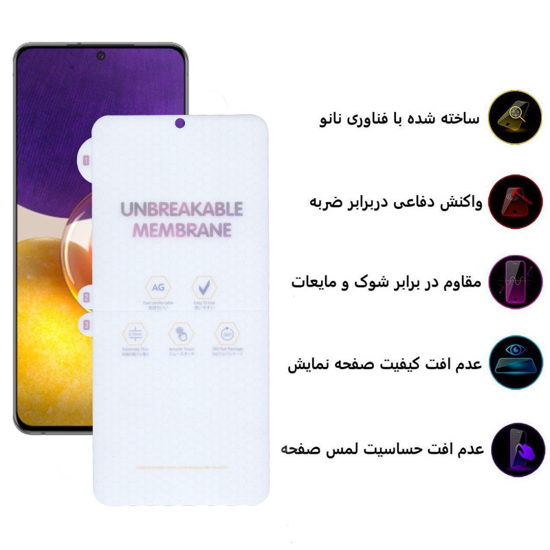 محافظ صفحه نمایش گوشی سامسونگ S20 Plus/S21 Plus/ شیائومی Redmi K40/Redmi K40 Pro بوف مات مدل HgM15 - Buff HgM15 Galaxy A82/S20 Plus/S21 Plus/Meizu 18 Pro/ Redmi K40/Redmi K40 Pro Screen Protector