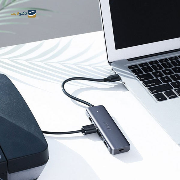 هاب USB-C یوگرین 4 پورت CM219 مدل 70336 - UGREEN CM219-70336 4 Port USB-C Hub