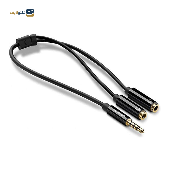 کابل AUX یوگرین AV141 مدل 30619 با تبدیل 1 به 2 - UGREEN AV141 30619 AUX Cable 2 to 1