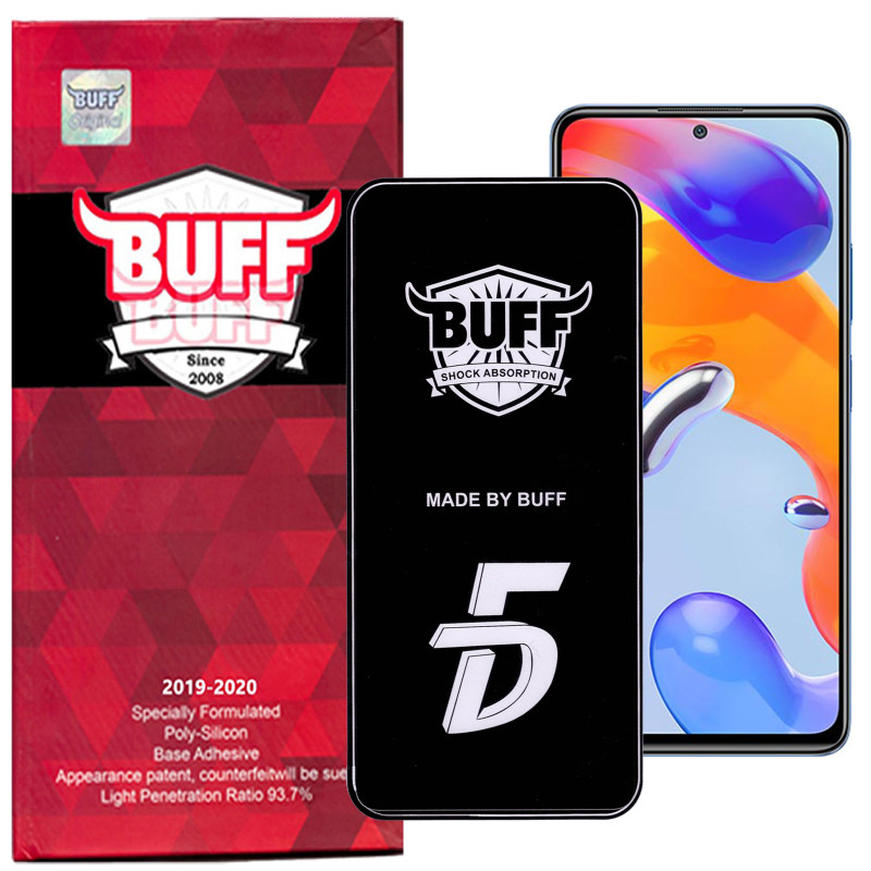 گلس گوشی شیائومی Redmi Note 11 Pro 4G/Note 11 Pro 5G/Note 11E Pro 5G بوف 5D مدل F33 - Buff F33 Redmi Note 11 Pro 4G/5G Global/Note 11E Pro 5G 5D Screen Protector