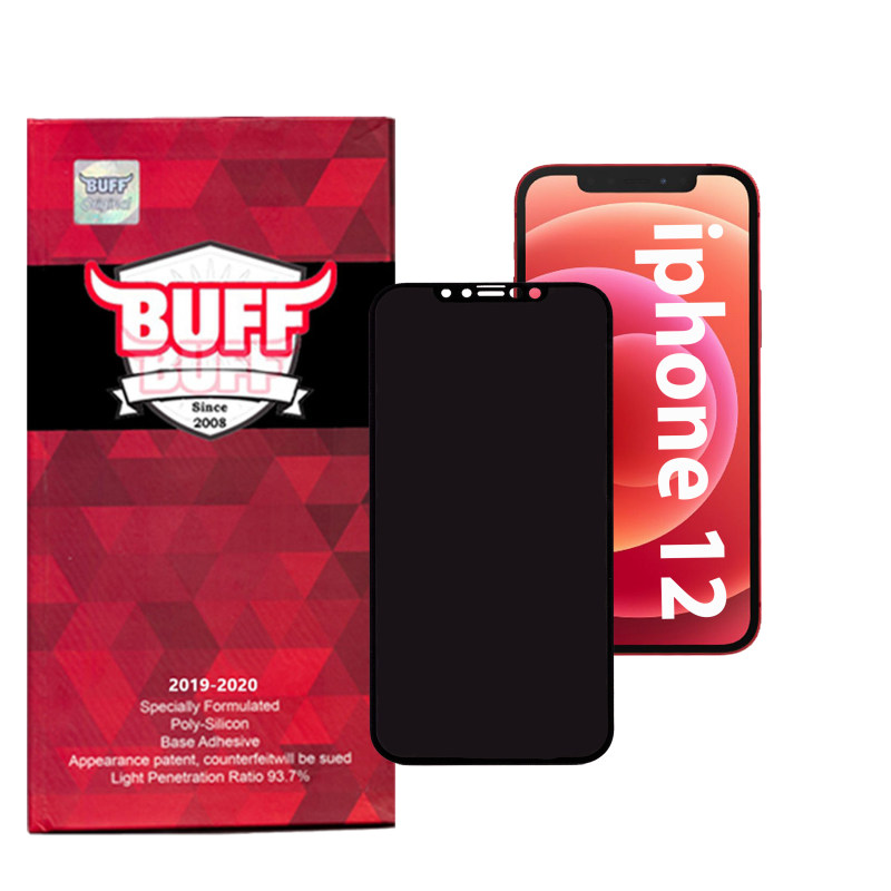 گلس گوشی اپل Iphone 12 بوف حریم شخصی مدل Pr33 - Buff Pr33 Iphone 12 privacy Screen Protector