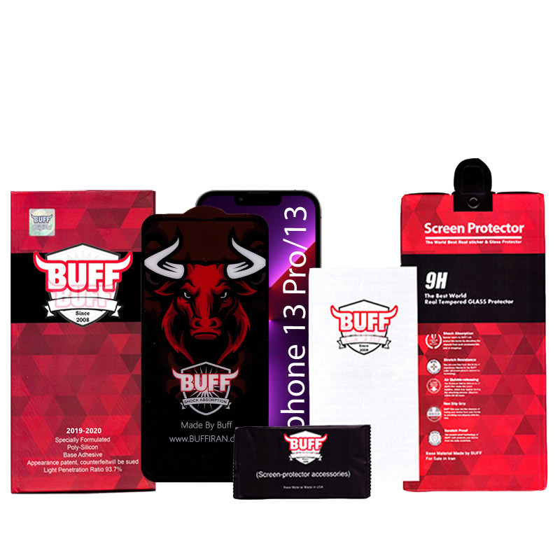 محافظ صفحه نمایش سرامیکی گوشی اپل iPhone 13 Pro /13 بوف مدل Ceramic Pro - Buff Ceramic Pro Iphone 13 Pro /13 Screen Protector
