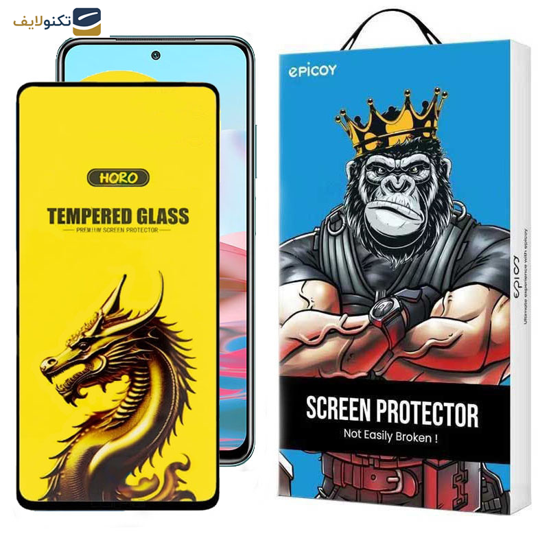 محافظ صفحه نمایش گوشی پوکو M5s 4G - M4 Pro 4G شیائومی Redmi Note 11 4G-Global- Note 10 4G اپیکوی مدل Golden Dragon - Epicoy Golden Dragon Screen Protector For Poco M5s 4G- M4 Pro 4G- Xiaomi Redmi Note 11 4G-Global- Note 10 4G