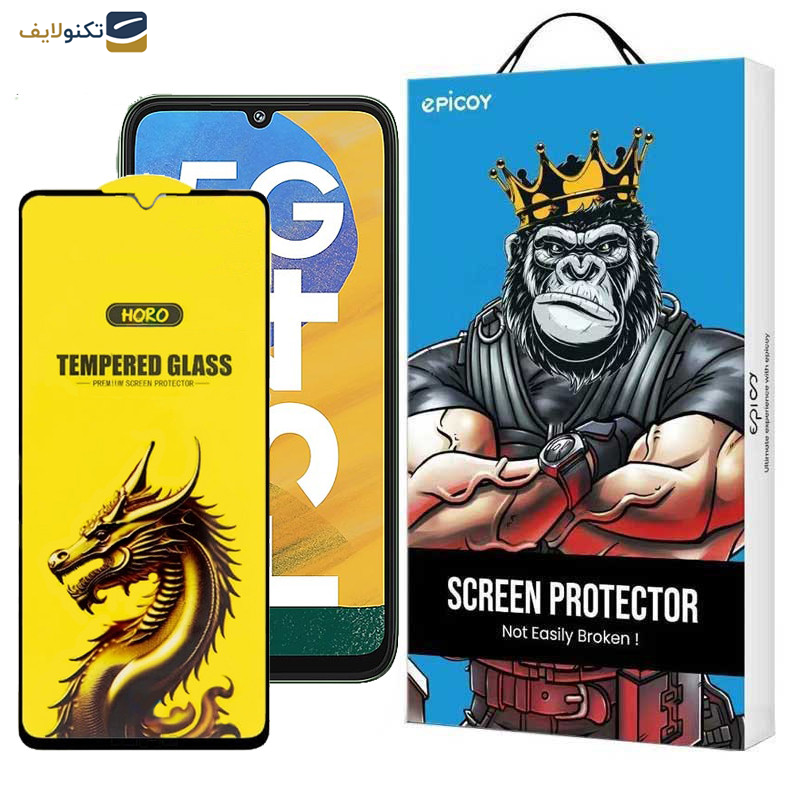 گلس گوشی سامسونگ Galaxy F52 5G-F42 5G-F34 5G-F23 5G-F14 5G-F13 4G اپیکوی مدل Golden Dragon - Epicoy Golden Dragon Glass Screen Protector For Samsung Galaxy F52 5G-F42 5G-F34 5G-F23 5G-F14 5G-F13 4G