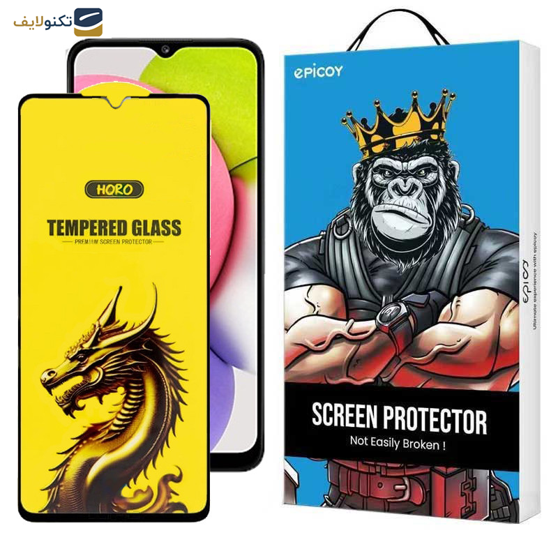 گلس گوشی سامسونگ Galaxy A03 4G-A03s 4G-A03 Core 4G-A02 4G-A02s 4G اپیکوی مدل Golden Dragon - Epicoy Golden Dragon Glass Screen Protector For Samsung Galaxy A03 4G-A03s 4G-A03 Core 4G-A02 4G-A02s 4G